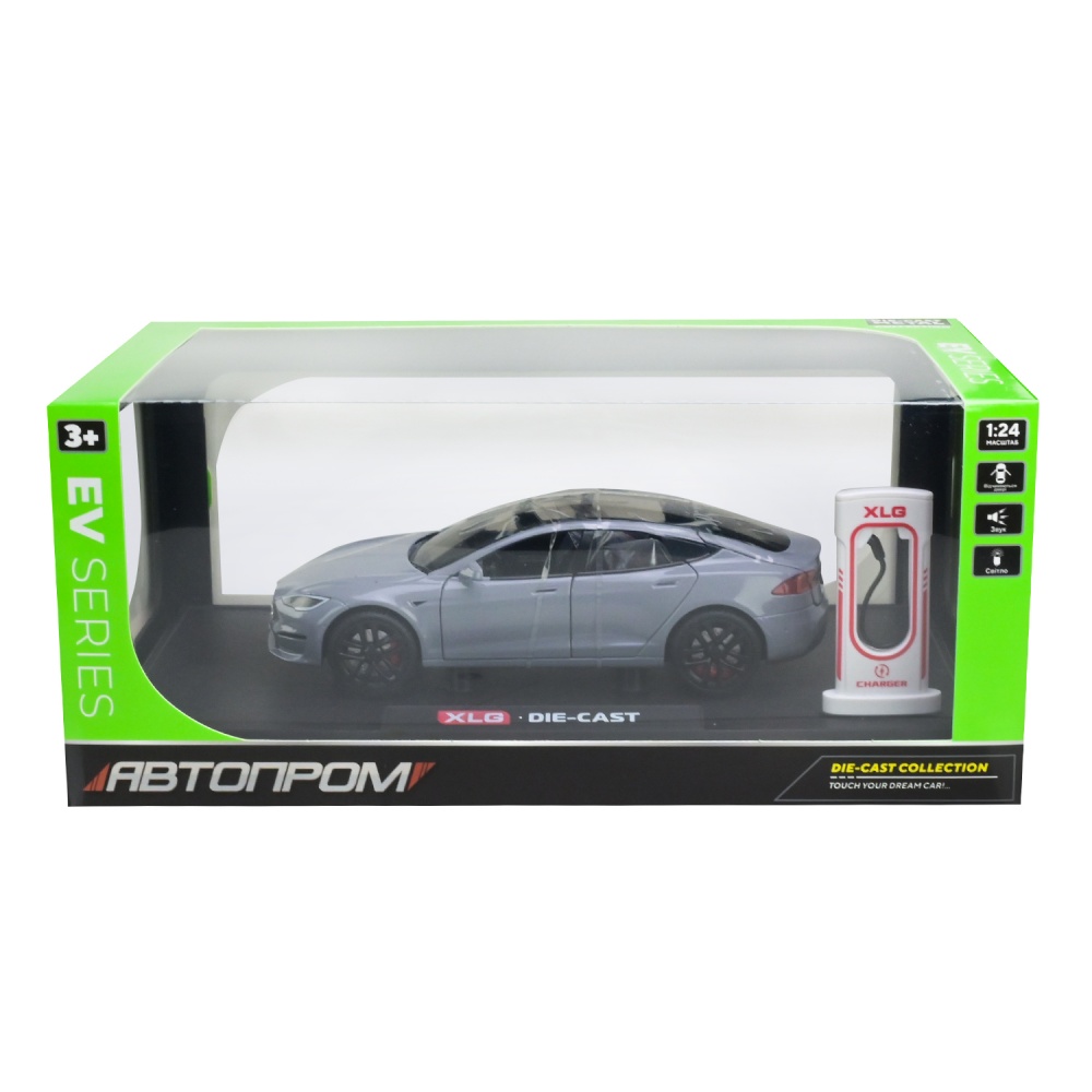 Автомобіль Автопром 1:24 із зарядною станцією AP7713