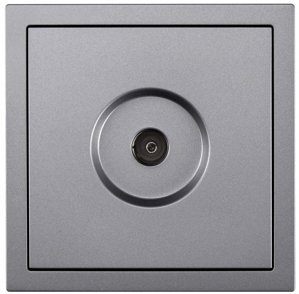 Механізм розетки TV прохідна HausMark Juna IP20 сірий 7041-3588-129