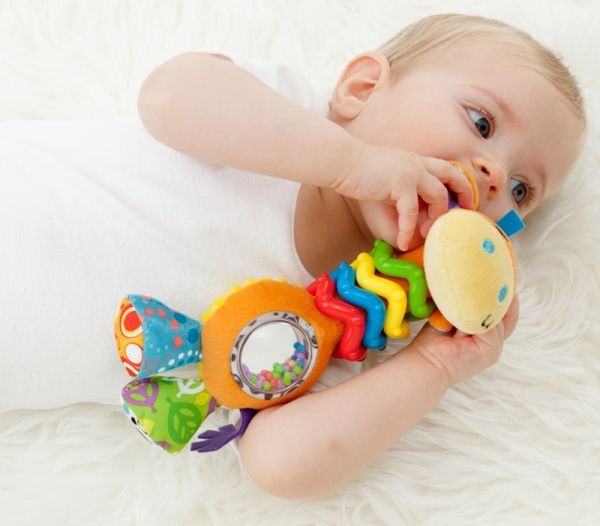 Іграшка Playgro Мій перший дружок Жираф з намистинами 5 769