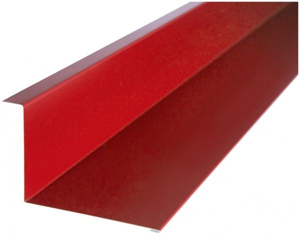 Планка примыкания глянцевая PSM RAL 3011 красная 2м