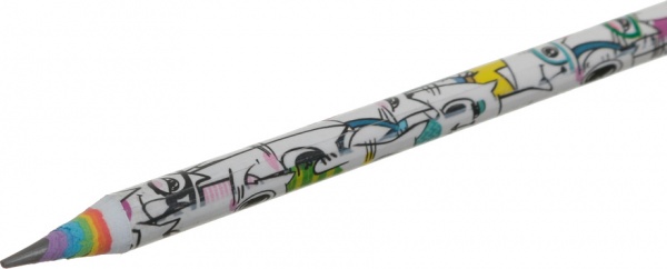 Карандаш чернографитный Happy colours в ассортименте YES