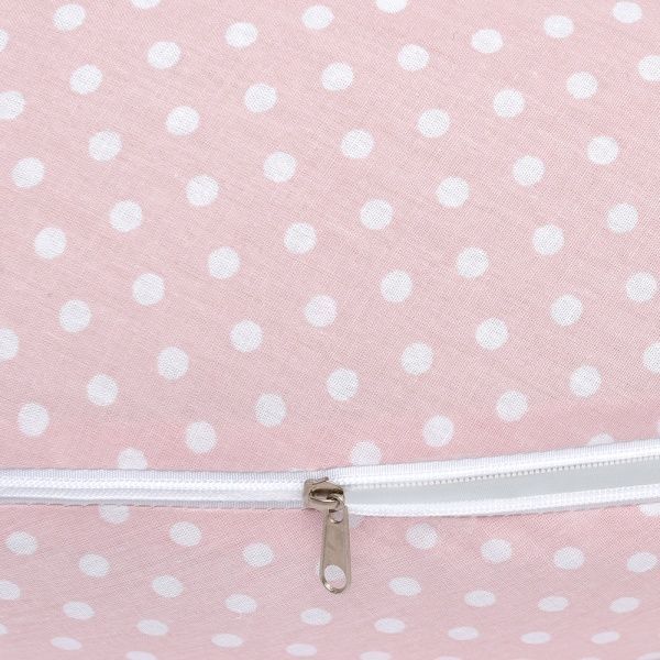 Подушка для годування Standart Dinosaur 35х200 см з карабіном Рожева IDEIA