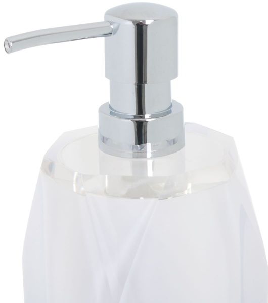 Дозатор для жидкого мыла Luna diamond белый 310 мл