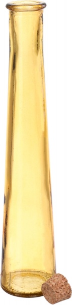 Ваза стеклянная Желто-золотой DELICIA San Miguel