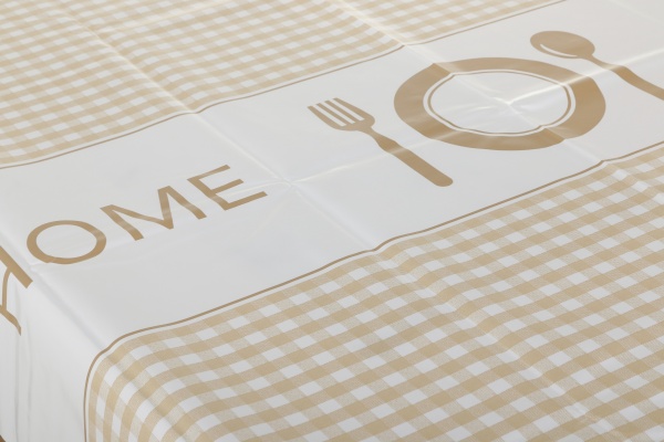 Скатерть Дом 137x240 см бежевый Даріана 