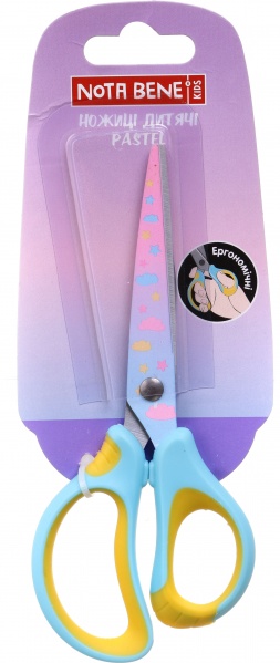 Ножиці дитячі Pastel жовто-блакитний Nota Bene