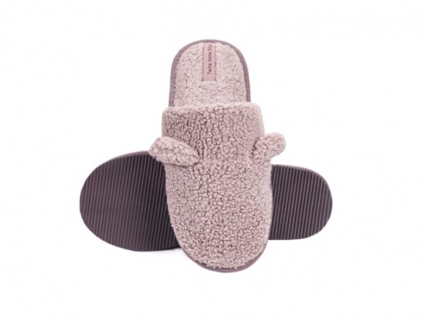 Капці домашні Twins HS-LUX хутрянi Teddy р.40 рожевий 