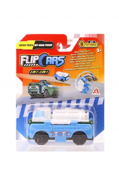 Машинка-трансформер Flip Cars Водовоз та позашляховий пікап EU463875-13