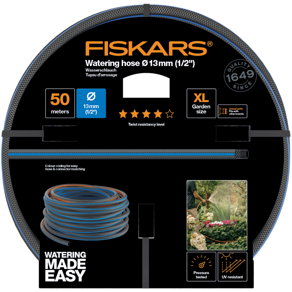 Шланг для поливу Fiskars 13 мм (1/2