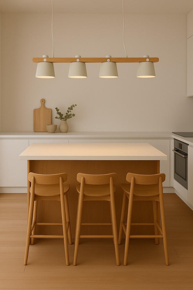 Люстра підвісна LIGHT SET VOLOSHKA RL 4x12 Вт GX53 білий