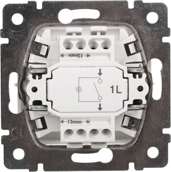 Вимикач одноклавішний Legrand Valena з підсвіткою 10 А 230В IP20 білий 774410