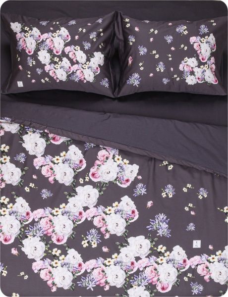 Комплект постельного белья Koi Amore light grey 2 светло-серый Cogal 