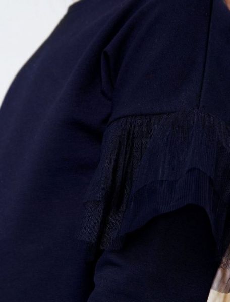 Джемпер для девочки Smil 116443 р.122 темно-синий 