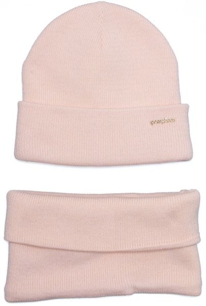 Шапочка детская для девочки Pompona р.54-56 персиковый 20 Z P 77 k 
