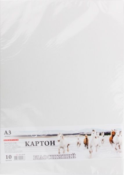 Набор картона А3 10 листов КА3010Е Графика