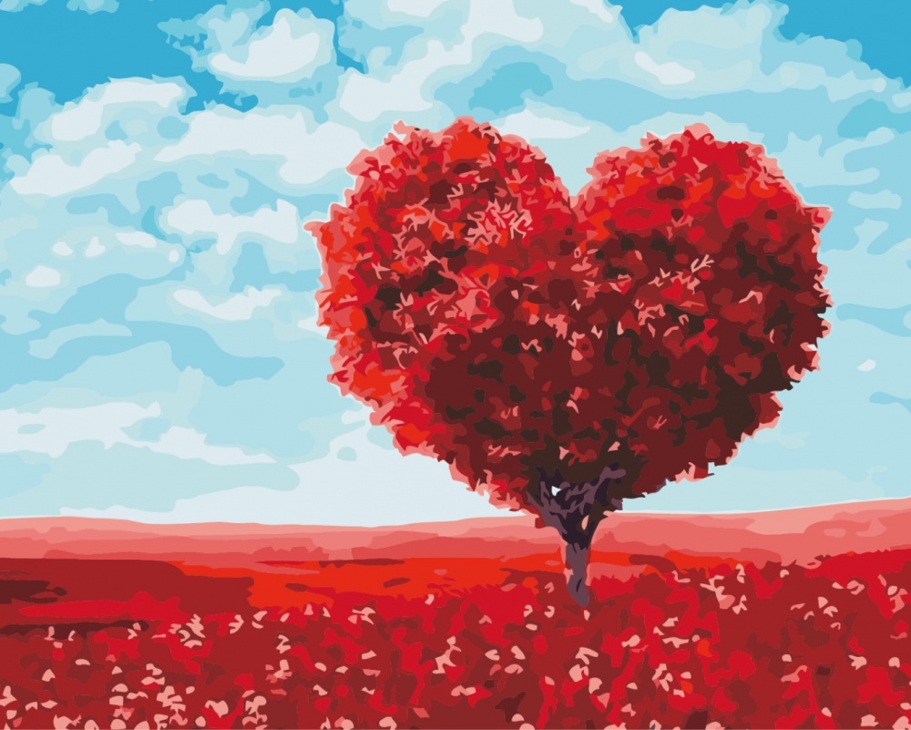 Картина по номерам Сердце природы BS52254 40x50 см Brushme