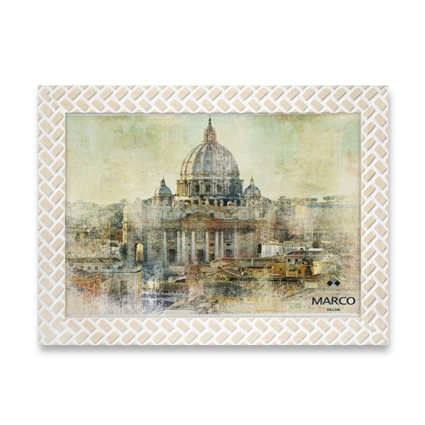 Рамка MARCO decor 2712 1 фото 15х20 см белый 