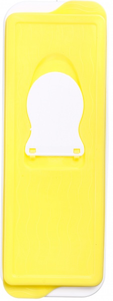 Форма для льда с крышкой и клапаном белый с желтым