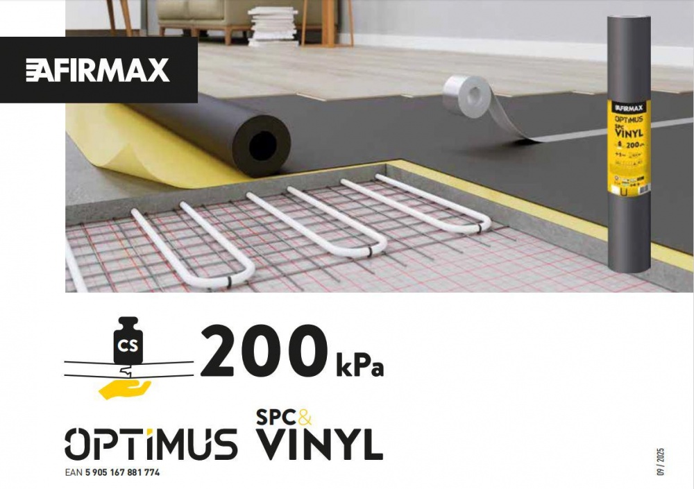 Подложка изоляционная AFIRMAX Optimus SPC 1мм/12,5 кв.м