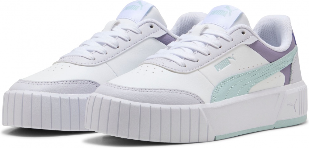 Кроссовки для девочек Puma Carina Mia Jr 40374606 р.38,5 белые