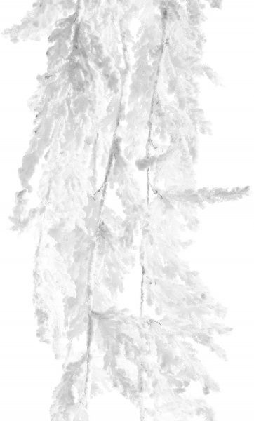 Гирлянда хвойная внутренняя 1,8м заснеженная белая A347452W 