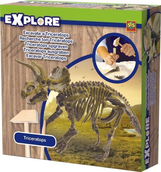 Набор SES Исследователь Раскопки скелета Трицератопса 25029S