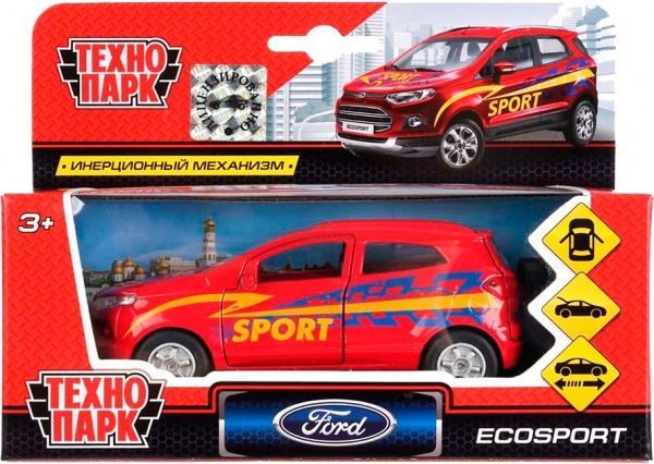 Автомодель Технопарк FORD ECOSPORT 1:32 SB-18-21-S-WB
