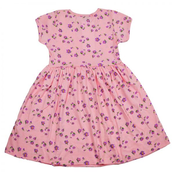 Платье с цветочками 720011 р.110 розовый 