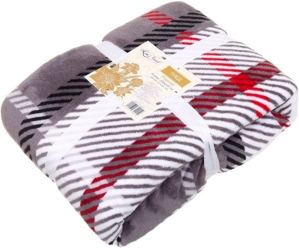 Плед микрофибра Frannel 200x220 см серый La Nuit 