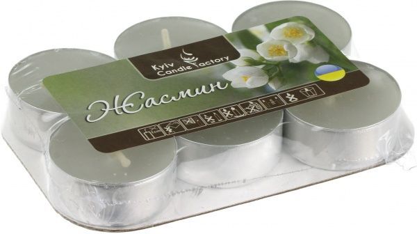 Набір свічок Жасмін 6 шт. 7019 Kyiv Candle Factory