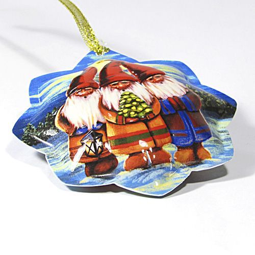 Ялинкова іграшка зірочка Гномики 9 см 