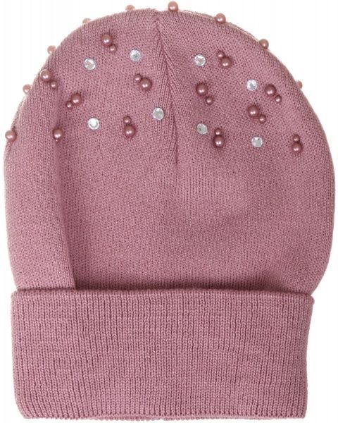 Шапочка дитяча для дівчинки Kraft+ арт. 2689 р.50-52 світла пудра 