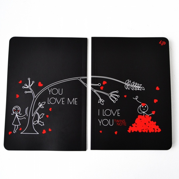 Блокнот Twins series love you А5 40 лист. Profiplan