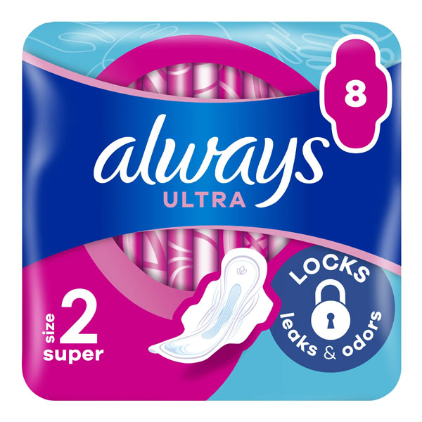 Прокладки гигиенические Always Ultra Super (Размер 2) 8 шт.