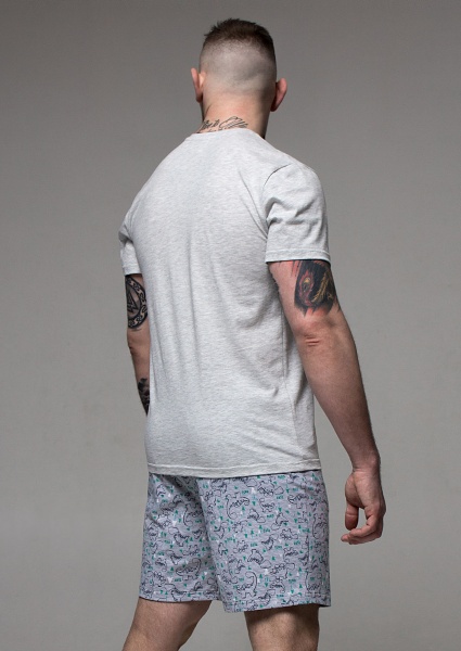 Пижама мужская Roksana 1211/16697 р. 46 меланж