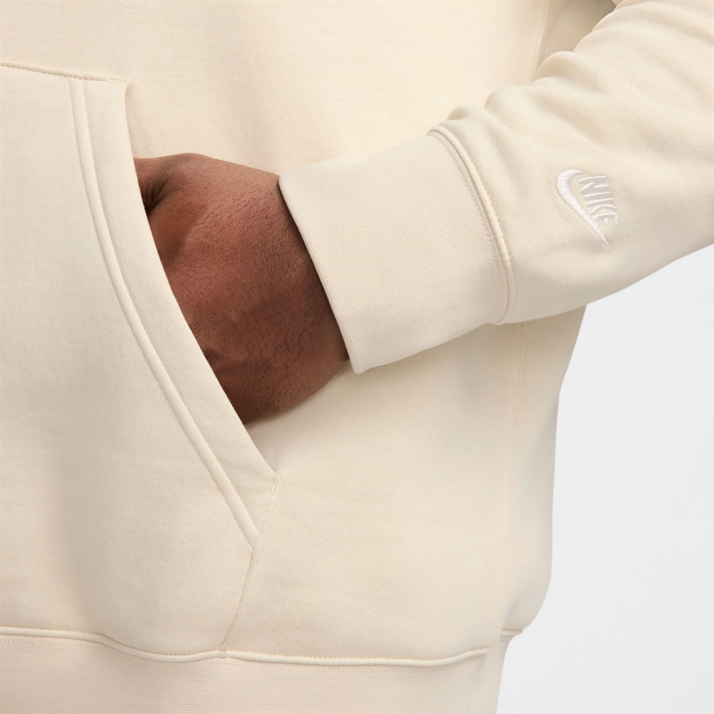 Джемпер Nike M NK CLUB BB PO HDY NSW GFX HJ2159-234 р.M бежевий