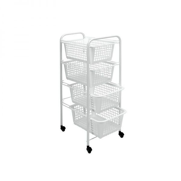 Этажерка Metaltex Miami 341804 830x380x300 мм белый 