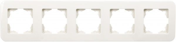 Рамка пятиместная Viko Rollina универсальная кремовый 90481055