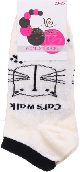 Носки женские Интуиция 184 р. 23-25 белый 