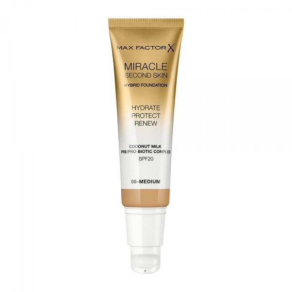 Тональная основа Max Factor Miracle Second Skin 05 Medium 30 мл