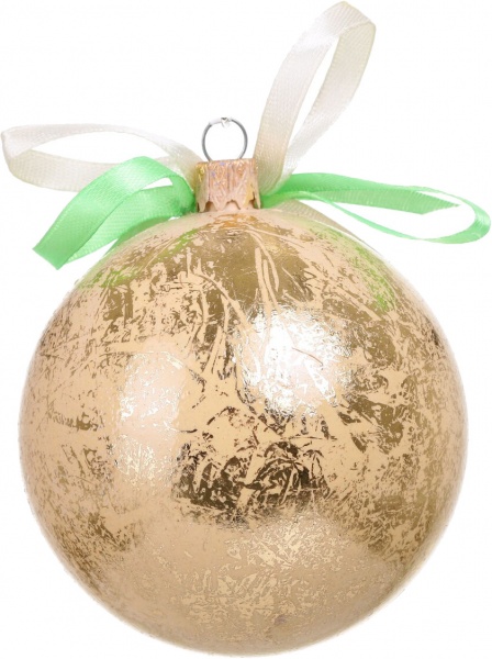 Шар новогодний Декупаж d 80 мм в ассортименте