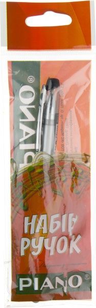 Ручка гелевая Piano пишет-стирает 0,5 мм черная 