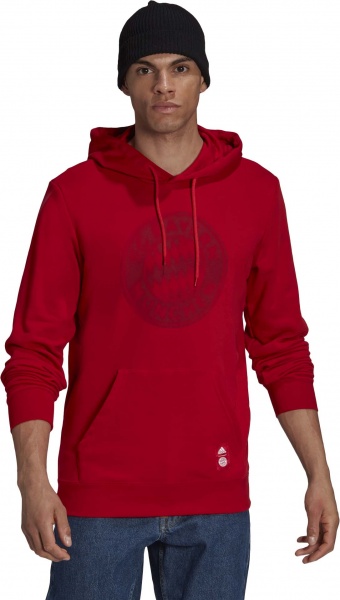 Джемпер Adidas FCB HD GR0681 р. S червоний