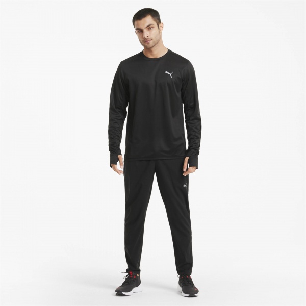 Футболка Puma RUN FAV LS TEE 52021001 р.M чорний