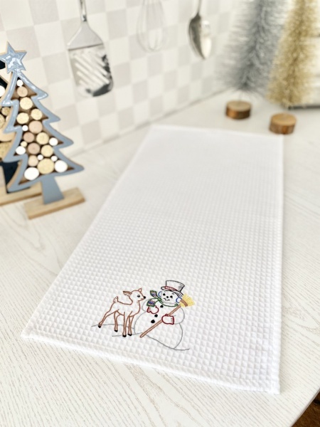 Полотенце вафельное RKVF09B 34x65 см Limaso 