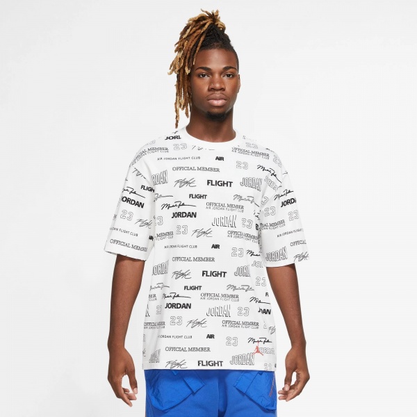 Футболка Jordan M J FLT MVP STMT 85 SS CREW DX9573-100 р.XL білий