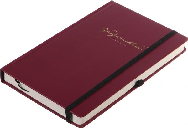 Продуктивний щоденник (рос.) бордовий 