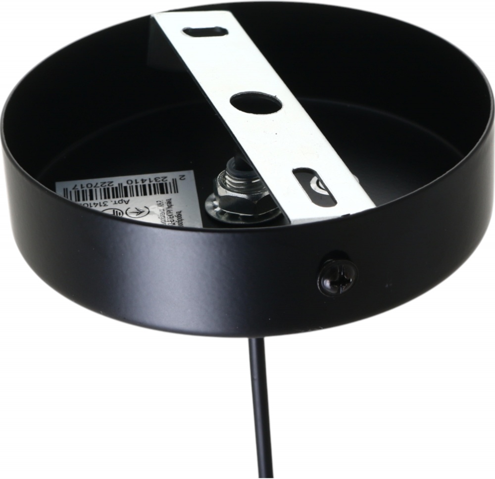 Підвіс Sensio Bresta 1x40 Вт E14 чорний/мідний LS-74662/1PB-E1440W