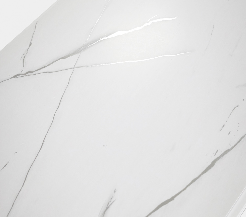 Панель ПВХ Brilliant® мрамор белый метализированный DW-00190 250х3000х8 мм 0,75 кв.м