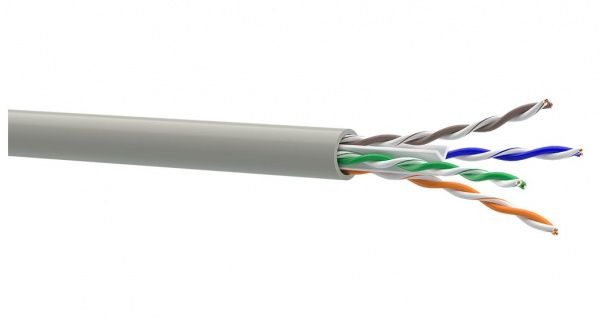 Кабель компьютерный монолит Одескабель UTP КПВ-ВП(250) 4x2х0,54 медь 